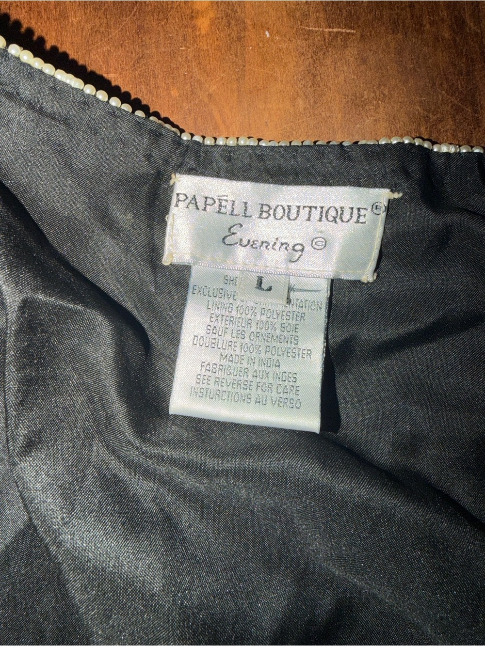 Vintage Black Sequin & Beaded Evening Blazer | Pearl Trim - Picture 2 of 11